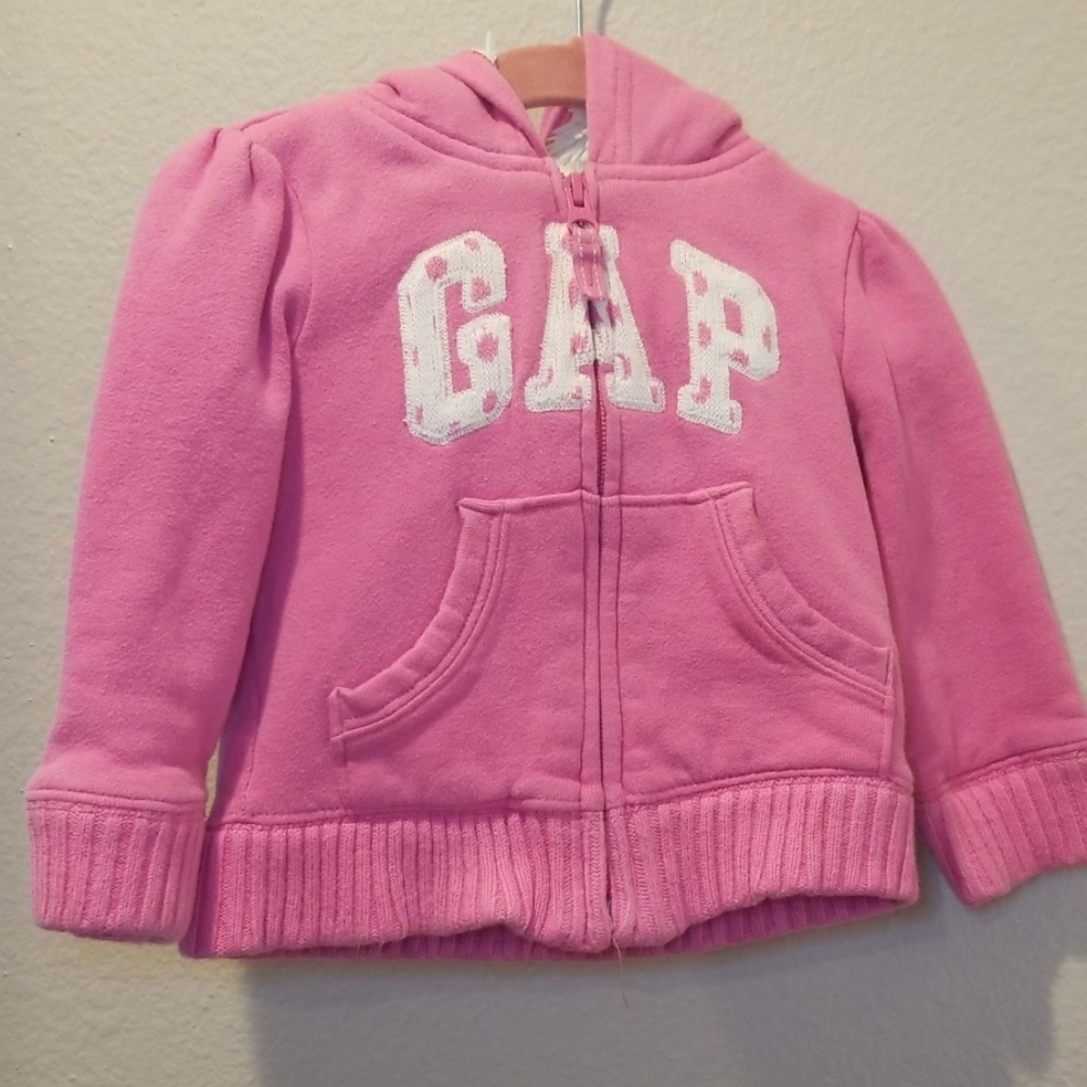 Toddler Baby Gap hooded full zip sweater